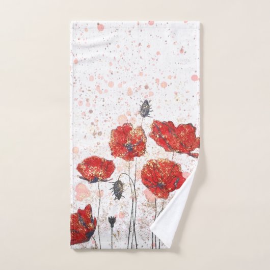 Poppy Gold-handdoekset Bad Handdoek (Handdoek)