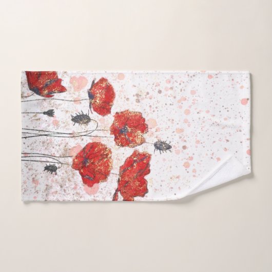 Poppy Gold-handdoekset Bad Handdoek (Handdoek)