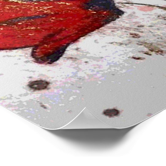 Poppy Gold - Poster (Hoek)