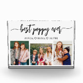 Poppy Grootvader Kleinkinderen Fotocollage Fotoblokken (Voorkant)