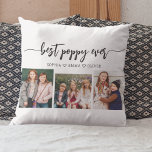 Poppy Grootvader Kleinkinderen Fotocollage Kussen<br><div class="desc">Vier je Poppy met de Poppy Grootvader Kleinkinderen Fotocollage Sierkussen. Deze gepersonaliseerde aandenken beschikt over een prachtig gerangschikte collage van gekoesterde foto's, het vastleggen van speciale momenten met zijn kleinkinderen. Gemaakt van hoogwaardige materialen, voegt het een stijlvolle en sentimentele touch toe aan elke ruimte, perfect om op een bed of...</div>