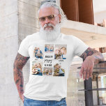 Poppy Grootvader Kleinkinderen Fotocollage T-shirt<br><div class="desc">Vier Poppy's liefde met het "Poppy Grandfather Grandchildren Photo Collage" T-Shirt. Dit aangepaste t-shirt bevat een collage van gekoesterde foto's die speciale momenten vastleggen met zijn kleinkinderen. Gemaakt van zachte, duurzame stof, het biedt comfort en stijl. Het gepersonaliseerde ontwerp en de levendige print maken het een doordacht geschenk voor Poppy...</div>