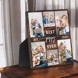 Poppy Grootvader Kleinkinderen Hout Fotocollage Fotoplaat<br><div class="desc">Leg de liefde tussen Poppy en zijn kleinkinderen vast met onze opa kleinkinderen Fotocollage Plaque. Deze gepersonaliseerde plaquette heeft een hartverwarmende fotocollage, prachtig met gekoesterde momenten die Poppy en zijn geliefde kleinkinderen delen. Rondom de foto's is de vertederende titel "Poppy", die een speciale touch aan het ontwerp toevoegt. Gemaakt van...</div>