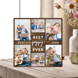 Poppy Grootvader Kleinkinderen Hout Fotocollage Fotoplaat<br><div class="desc">Leg de liefde tussen Poppy en zijn kleinkinderen vast met onze opa kleinkinderen Fotocollage Plaque. Deze gepersonaliseerde plaquette heeft een hartverwarmende fotocollage, prachtig met gekoesterde momenten die Poppy en zijn geliefde kleinkinderen delen. Rondom de foto's is de vertederende titel "Poppy", die een speciale touch aan het ontwerp toevoegt. Gemaakt van...</div>