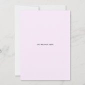 Poppy Heaven, Save the Date Huwelijksuitnodiging Kaart (Achterkant)