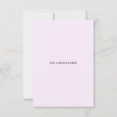 Poppy Heaven Wedding Invitation Kaart (Achterkant)