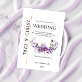 Poppy Heaven Wedding Invitation Kaart