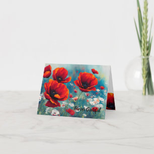Poppy Herdenking - Forever Grateful Kaart