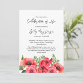 Poppy-herdenkingsdienst Kaart (Staand voorkant)