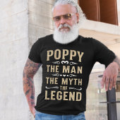 POPPY | Het Man De mythe De legende Vaderdag T-shirt