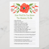 Poppy Hoe goed ken je baby shower game? (Voorkant)