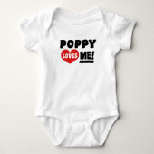Poppy houdt van me romper (Voorkant)