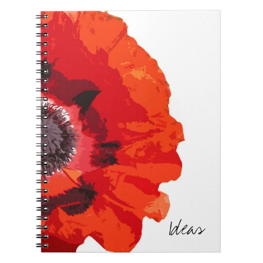 Poppy Ideas-laptop Notitieboek (Voorkant)
