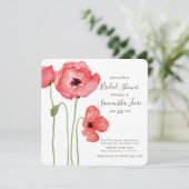 Poppy Invitation Feestdagenkaart (Staand voorkant)