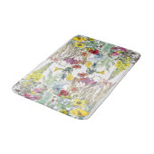  Poppy Iris Crocus Foxglove Floral Bath Mat (Gekanteld)