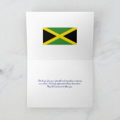 Poppy | JAMAICA Veteranen | HERDENKINGSDAG Bedankkaart (Binnen)