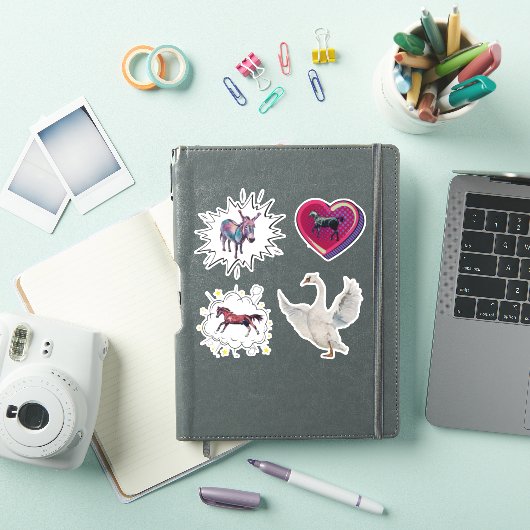 Poppy, Jamie, Esther, Swan Sticker (iPad Cover)