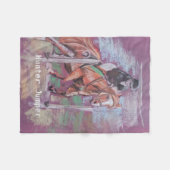 Poppy Jumping Fleece Blanket (Voorkant (Horizontaal))