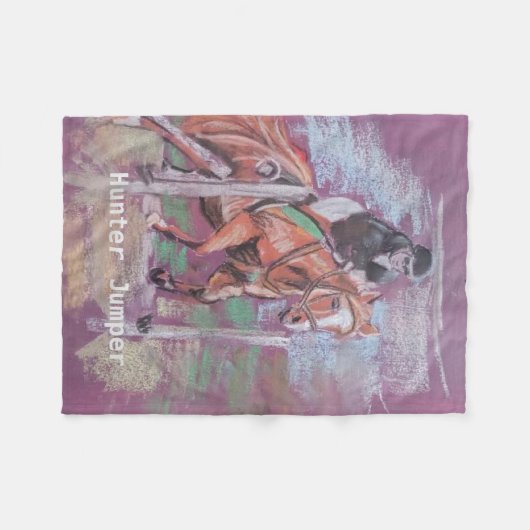 Poppy Jumping Fleece Blanket (Voorkant (Horizontaal))