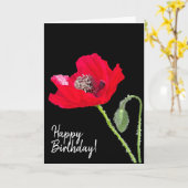 Poppy Kaart (Gele Bloem)