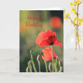 Poppy Kaart 1 (Gele Bloem)