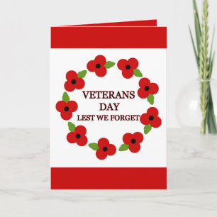 Poppy-kaart Feestdagen Kaart