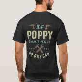 Poppy kan het oplossen t-shirt (Achterkant)