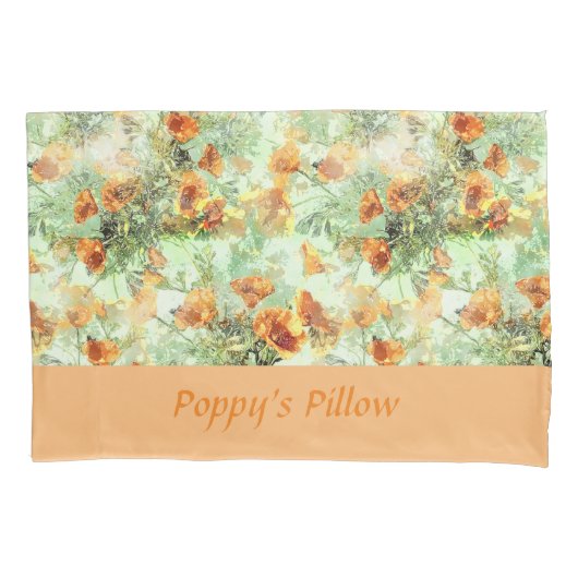 Poppy Kussensloop "Poppy's Pillow" aanpasbaar (Voorkant)