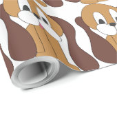 POPPY LANG EARS WRAPPING PAPIER (Rol Hoek)