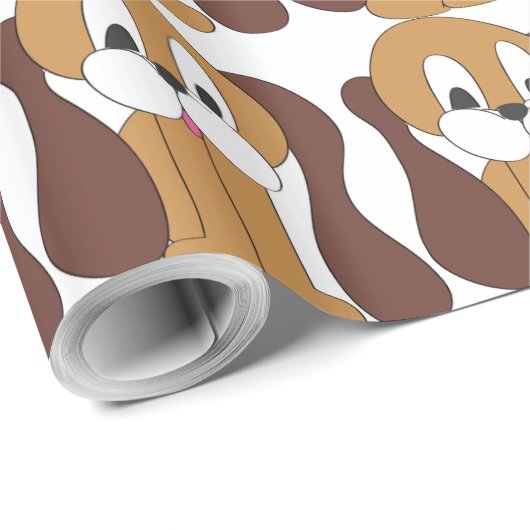 POPPY LANG EARS WRAPPING PAPIER (Rol Hoek)