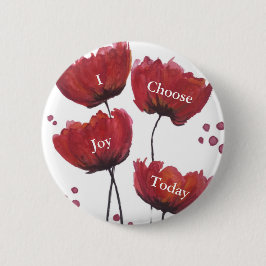 Poppy Liefde Knop Ronde Button 5,7 Cm