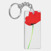 POPPY liefdevolle, aan twee kanten aangepaste Sleu Sleutelhanger (Voorkant Links)