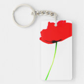 POPPY liefdevolle, aan twee kanten aangepaste Sleu Sleutelhanger (Voorkant)