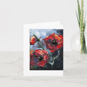 "Poppy Love" Bedankkaart