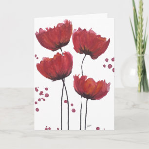 Poppy Love Moederdag Kaart