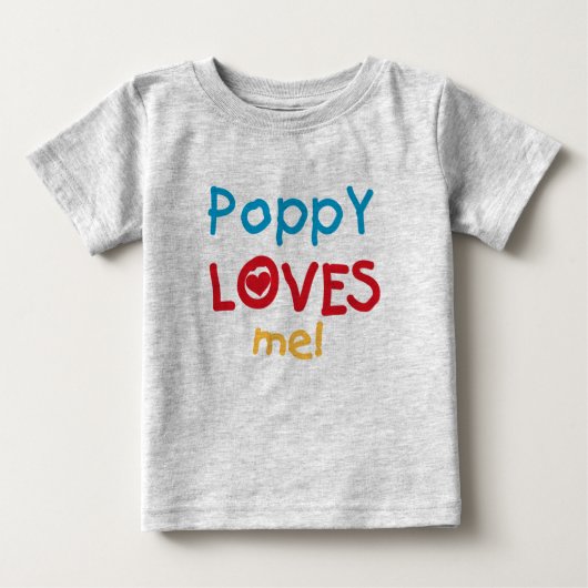 Poppy Loves Me T-shirts en geschenken (Voorkant)