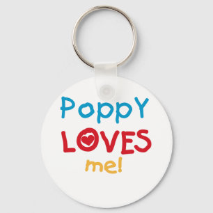 Poppy Loves Me T-shirts en geschenken Sleutelhanger