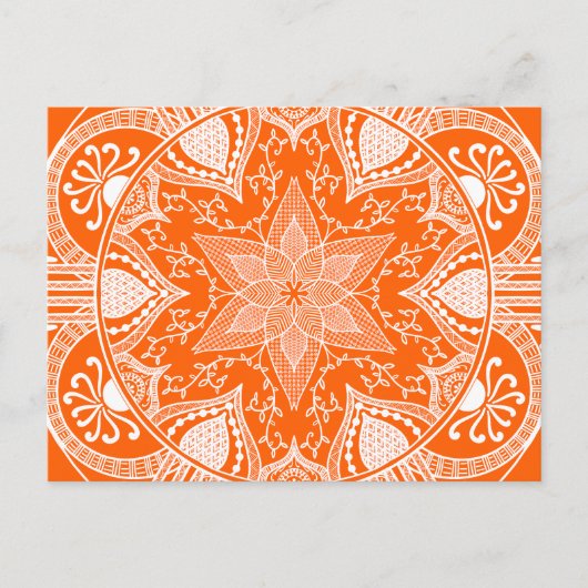 Poppy Mandala Briefkaart (Voorkant)