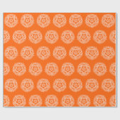 Poppy Mandala Cadeaupapier (Vlak)