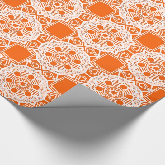 Poppy Mandala Cadeaupapier (Hoek)