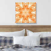 Poppy Mandala Canvas Afdruk (Insitu (Slaapkamer))