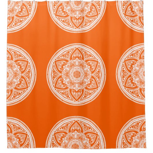 Poppy Mandala Douchegordijn (Voorkant)