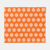 Poppy Mandala Fleece Deken (Voorkant (Horizontaal))