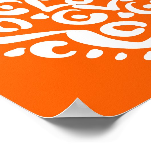 Poppy Mandala Poster (Hoek)