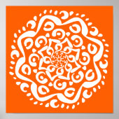 Poppy Mandala Poster (Voorkant)