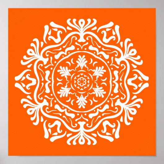 Poppy Mandala Poster (Voorkant)