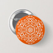 Poppy Mandala Ronde Button 5,7 Cm (Voorkant /achterkant)