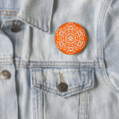 Poppy Mandala Ronde Button 5,7 Cm (In situ)