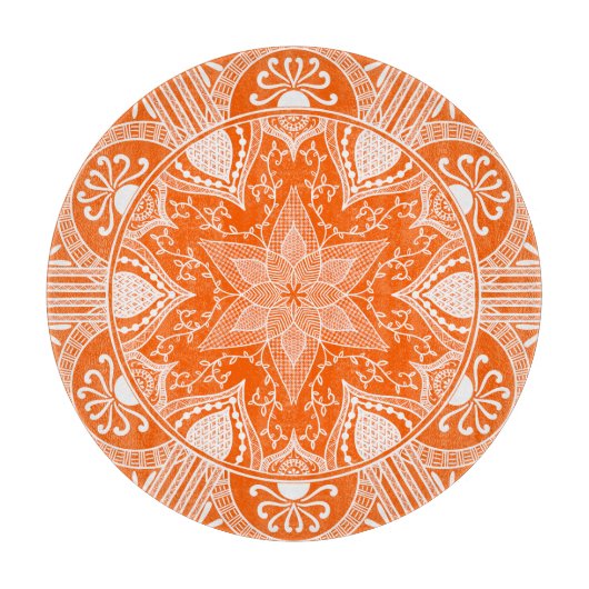 Poppy Mandala Snijplank (Voorkant)