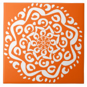 Poppy Mandala Tegeltje (Voorkant)